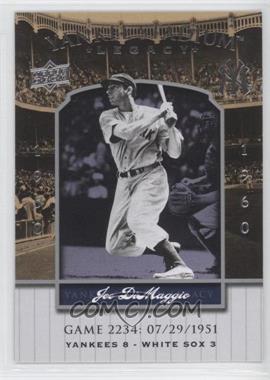 2008 Upper Deck - Multi-Product Insert Yankee Stadium Legacy #YSL2234 - Joe DiMaggio