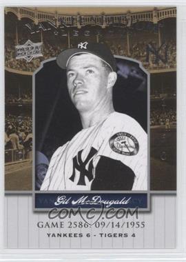 2008 Upper Deck - Multi-Product Insert Yankee Stadium Legacy #YSL2586 - Gil McDougald