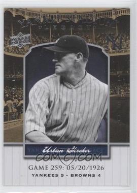 2008 Upper Deck - Multi-Product Insert Yankee Stadium Legacy #YSL259 - Urban Shocker