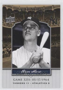 2008 Upper Deck - Multi-Product Insert Yankee Stadium Legacy #YSL3251 - Roger Maris