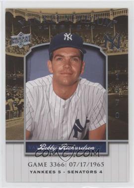 2008 Upper Deck - Multi-Product Insert Yankee Stadium Legacy #YSL3366 - Bobby Richardson