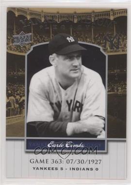 2008 Upper Deck - Multi-Product Insert Yankee Stadium Legacy #YSL363 - Earle Combs