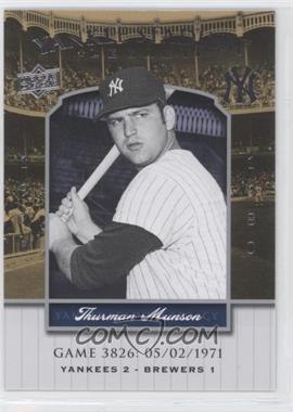 2008 Upper Deck - Multi-Product Insert Yankee Stadium Legacy #YSL3826 - Thurman Munson