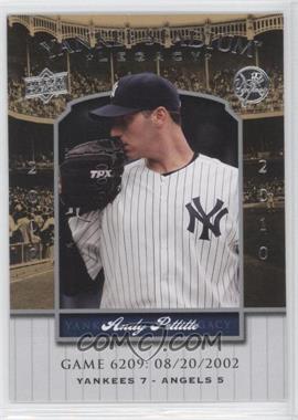 2008 Upper Deck - Multi-Product Insert Yankee Stadium Legacy #YSL6209 - Andy Pettitte