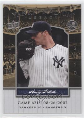 2008 Upper Deck - Multi-Product Insert Yankee Stadium Legacy #YSL6215 - Andy Pettitte