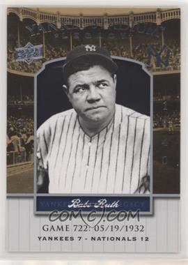 2008 Upper Deck - Multi-Product Insert Yankee Stadium Legacy #YSL722 - Babe Ruth