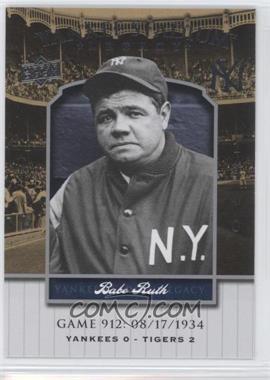 2008 Upper Deck - Multi-Product Insert Yankee Stadium Legacy #YSL912 - Babe Ruth