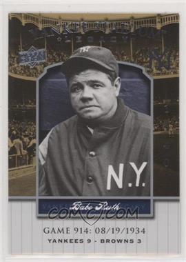 2008 Upper Deck - Multi-Product Insert Yankee Stadium Legacy #YSL914 - Babe Ruth