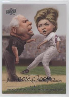 2008 Upper Deck - Presidential Predictors Runningmates #PP-12A.1 - John McCain, Hillary Clinton