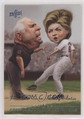 2008 Upper Deck - Presidential Predictors Runningmates #PP-12A.1 - John McCain, Hillary Clinton