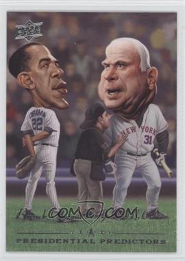 2008 Upper Deck - Presidential Predictors Runningmates #PP-14 - Barack Obama, John McCain