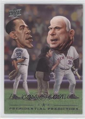 2008 Upper Deck - Presidential Predictors Runningmates #PP-14 - Barack Obama, John McCain