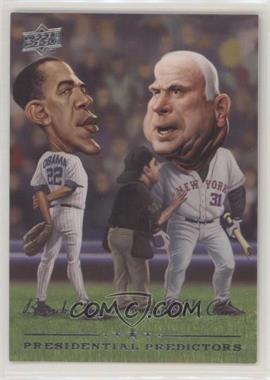 2008 Upper Deck - Presidential Predictors Runningmates #PP-14 - Barack Obama, John McCain