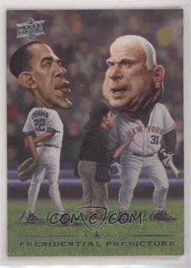 2008 Upper Deck - Presidential Predictors Runningmates #PP-14 - Barack Obama, John McCain