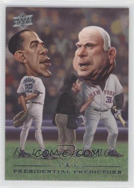 2008 Upper Deck - Presidential Predictors Runningmates #PP-14 - Barack Obama, John McCain