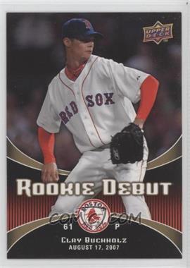 2008 Upper Deck - Rookie Debut #4 - Clay Buchholz