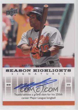 2008 Upper Deck - Season Highlights Signatures #SHS-MT - Miguel Tejada [Noted]