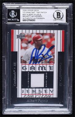 2008 Upper Deck - UD Game Jersey 1997 Throwback #97-AP - Albert Pujols [BAS BGS Authentic]