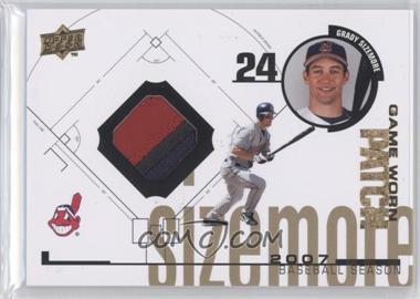 2008 Upper Deck - UD Game Jersey 1998 Throwback - Patch #98-GS - Grady Sizemore