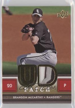 2008 Upper Deck - UD Game Jersey Series 2 - Patch #UDJ-BM - Brandon McCarthy