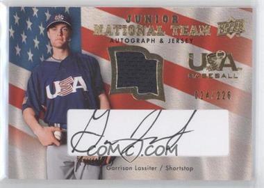 2008 Upper Deck - USA Baseball Junior National Team - Black Ink Jersey Autographs #USJR-GL - Garrison Lassiter /226