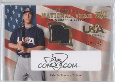 2008 Upper Deck - USA Baseball Junior National Team - Black Ink Jersey Autographs #USJR-KB - Kyle Buchanan /205