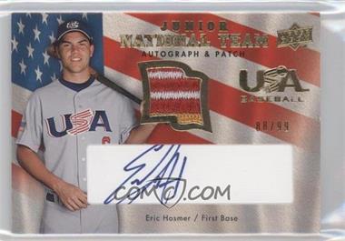 2008 Upper Deck - USA Baseball Junior National Team - Patch Autographs #USJR-EH - Eric Hosmer /99