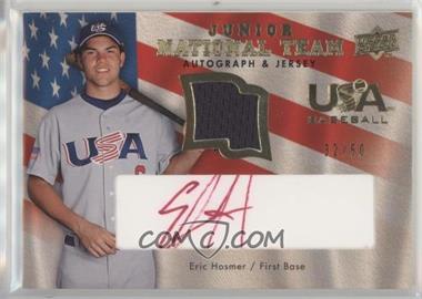 2008 Upper Deck - USA Baseball Junior National Team - Red Ink Jersey Autographs #USJR-EH - Eric Hosmer /50 [Noted]