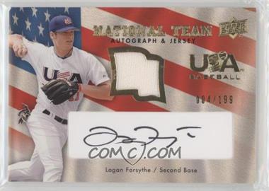 2008 Upper Deck - USA Baseball National Team - Black Ink Jersey Autographs #USA-LF - Logan Forsythe /199