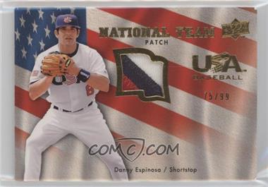 2008 Upper Deck - USA Baseball National Team - Patches #USA-DE - Danny Espinosa /99