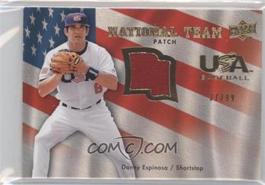 2008 Upper Deck - USA Baseball National Team - Patches #USA-DE - Danny Espinosa /99