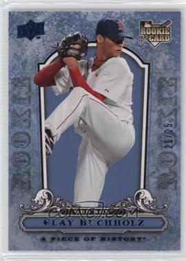 2008 Upper Deck A Piece of History - [Base] - Blue #106 - Clay Buchholz /25