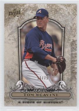 2008 Upper Deck A Piece of History - [Base] - Gold #8 - Tom Glavine /75