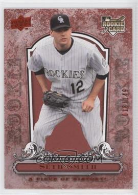 2008 Upper Deck A Piece of History - [Base] - Red #115 - Seth Smith /149