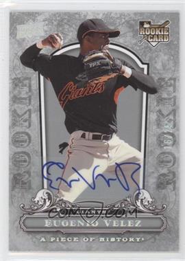 2008 Upper Deck A Piece of History - [Base] - Rookie Silver Autographs #139 - Eugenio Velez /25