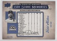 Todd Helton [EX to NM] #/75