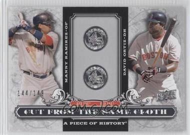 2008 Upper Deck A Piece of History - Cut from the Same Cloth - Silver #CSC-OR - Manny Ramirez, David Ortiz /149