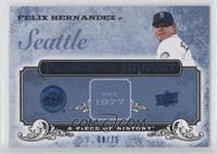 Felix Hernandez #/75