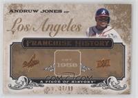 Andruw Jones [EX to NM] #/99