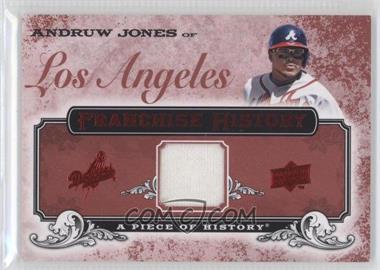 2008 Upper Deck A Piece of History - Franchise History - Red Jerseys #FH-27 - Andruw Jones