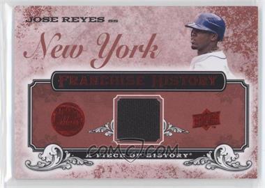 2008 Upper Deck A Piece of History - Franchise History - Red Jerseys #FH-34 - Jose Reyes