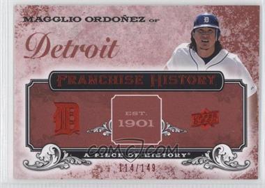 2008 Upper Deck A Piece of History - Franchise History - Red #FH-20 - Magglio Ordonez /149