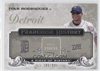 Ivan Rodriguez #/699