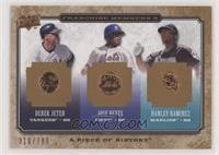 Derek Jeter, Jose Reyes, Hanley Ramirez #/799