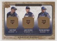 Jake Peavy, Greg Maddux, Trevor Hoffman #/799