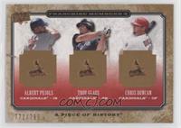 Albert Pujols, Troy Glaus, Chris Duncan #/799