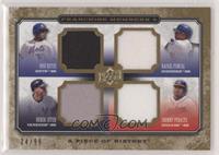 Jose Reyes, Rafael Furcal, Derek Jeter, Jhonny Peralta #/99