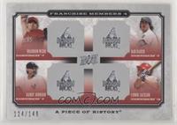 Brandon Webb, Dan Haren, Randy Johnson, Conor Jackson #/149