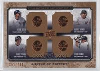 Derek Jeter, Johnny Damon, Jorge Posada, Jason Giambi #/799