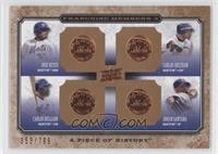 Jose Reyes, Carlos Beltran, Carlos Delgado, Johan Santana #/799